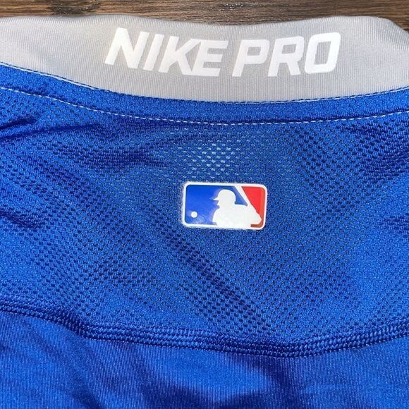 Nike Pro MLB Baseball 3/4 sleeve warm up under shirt Los Angeles Dodgers Royals - Picture 4 of 4